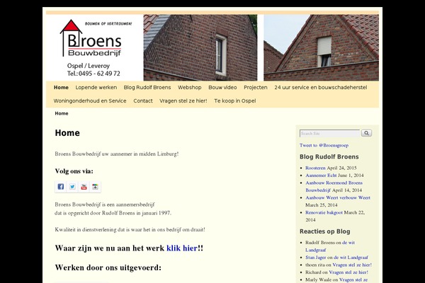 broensbouw.nl site used Weaver II