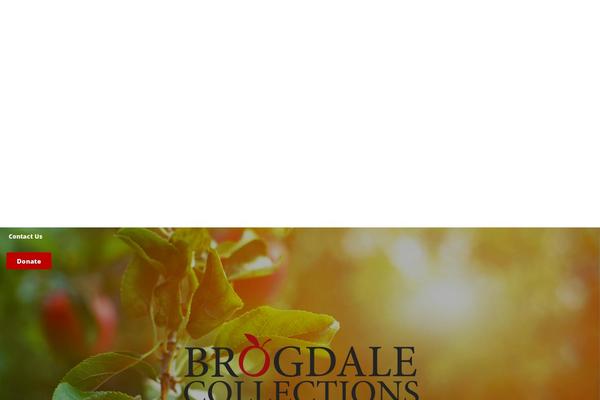 brogdalecollections.org site used Meup