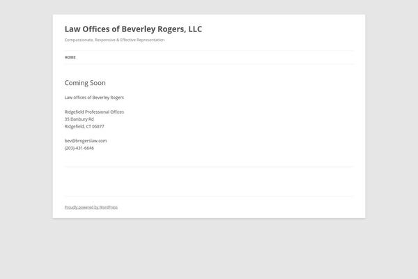 Twenty Twelve theme site design template sample