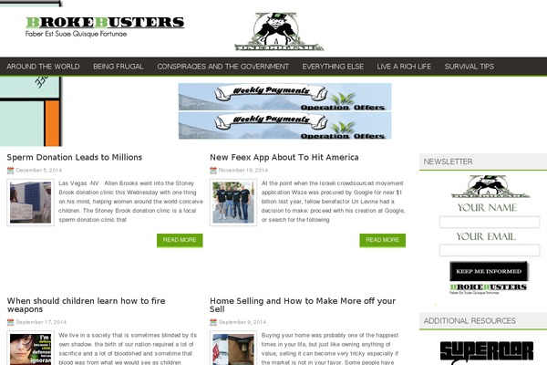 MyFinance theme site design template sample
