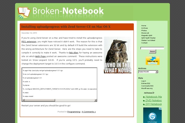 broken-notebook.com site used Broken-notebook