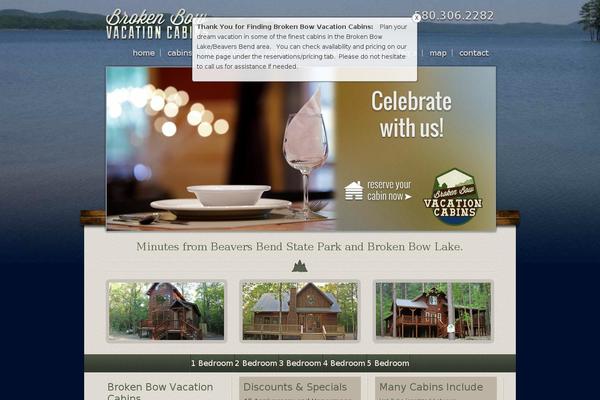 brokenbowvacationcabins.com site used Bbvc