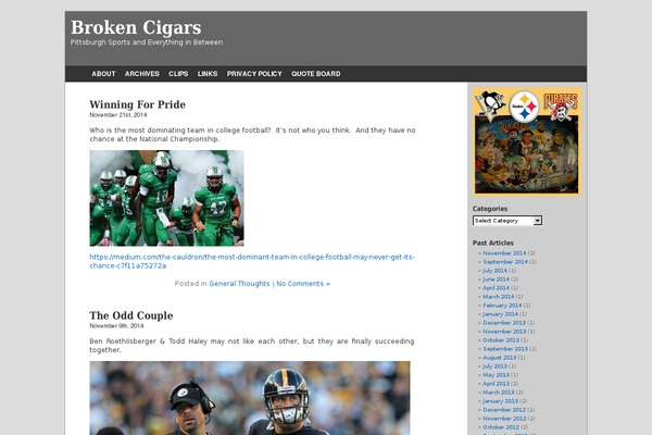 WordPress website example screenshot