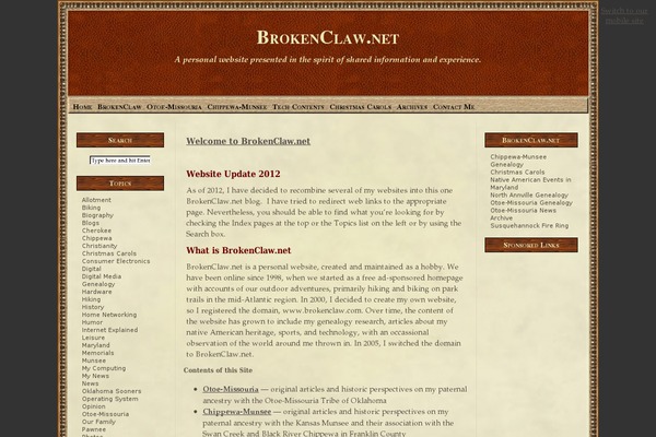 brokenclaw.net site used Barta