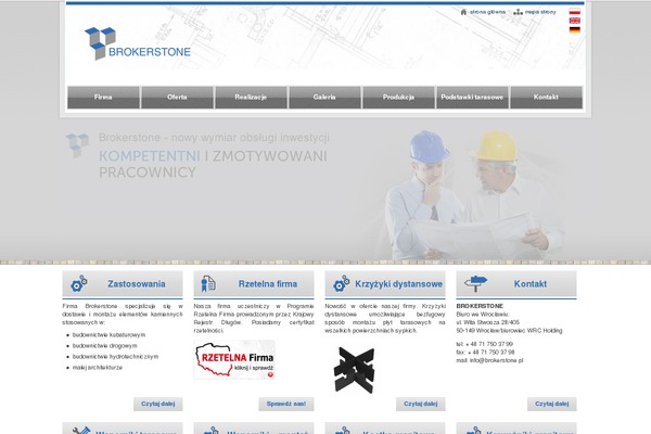 brokerstone.pl site used Brokerstone