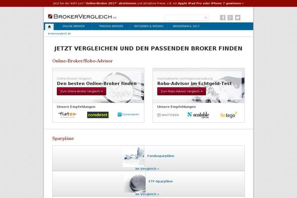 brokervergleich.de site used Brokervergleich