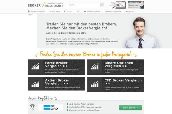 Broker website example screenshot