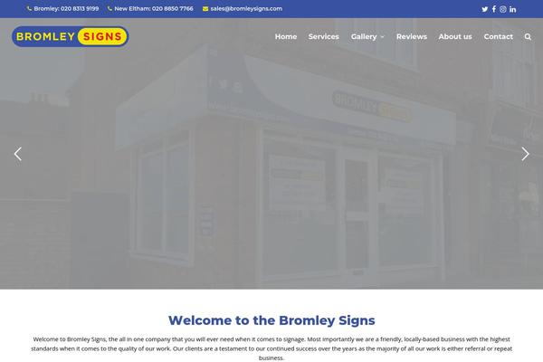 WordPress website example screenshot