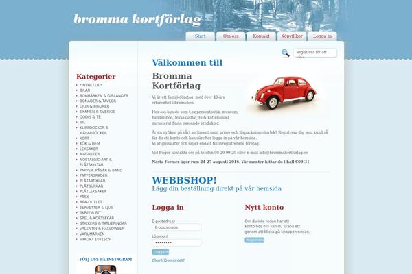 brommakortforlag.se site used Bromma-wp