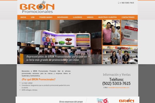 bronpromocionales.com site used Bron-promocionales