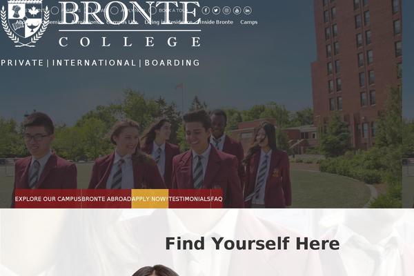 brontecollege.ca site used Bronte-college