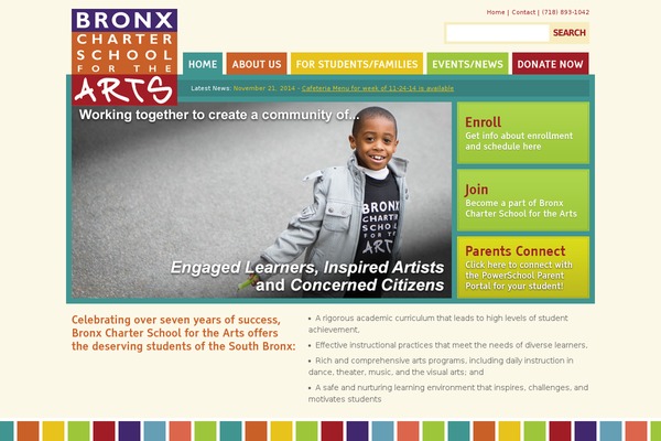 bronxarts.net site used Bronxarts