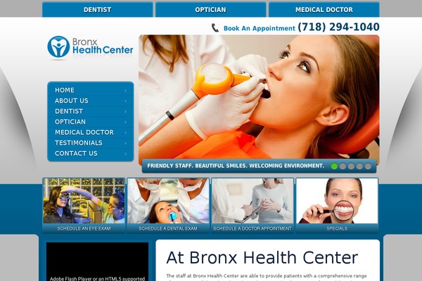 bronxhealthcenter.com site used Bronx-health-center