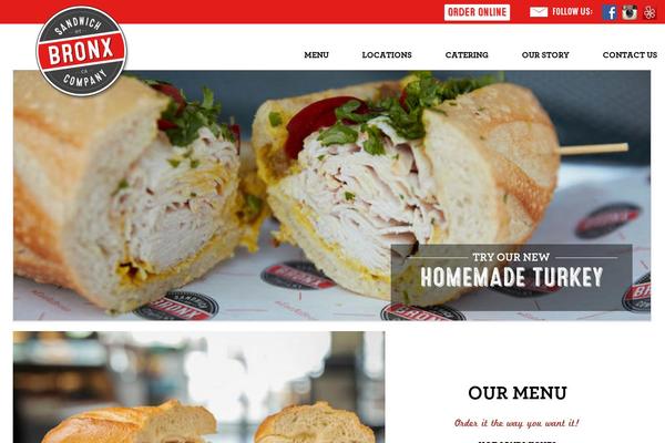 bronxsandwich.com site used Bronx-sandwich-company