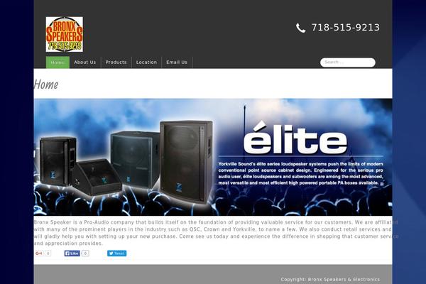 bronxspeakers.com site used Gdbusiness