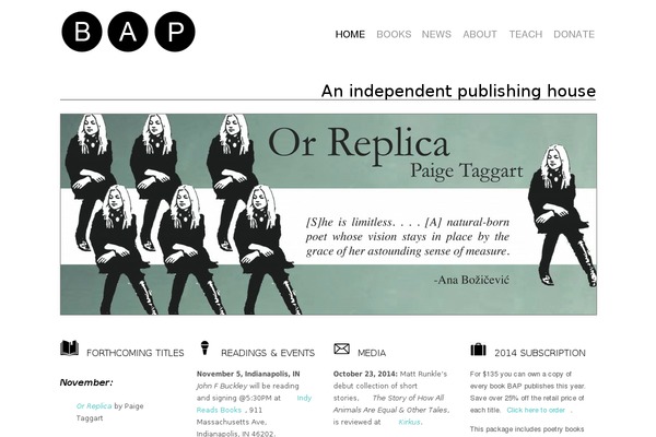 Adapt theme site design template sample