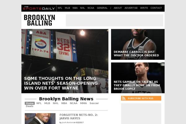 brooklynballing.com site used Newspaper Lite