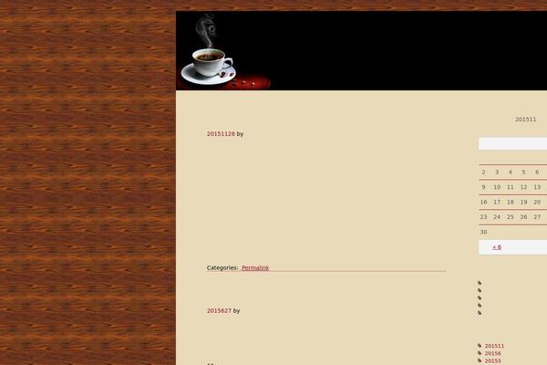 brooks2013.com site used Coffee