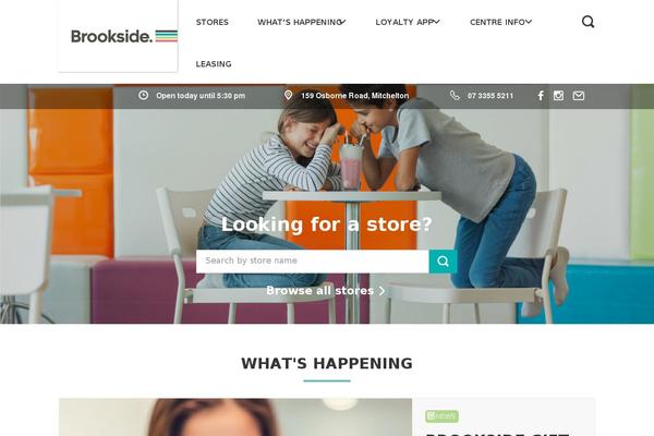Brookside theme site design template sample