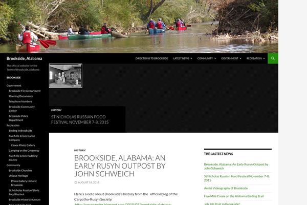 Twenty Fourteen theme site design template sample