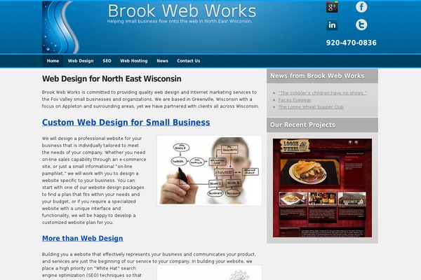 brookwebworks.com site used Builder-acute-blue