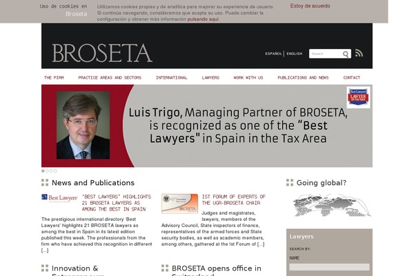broseta.com site used Broseta