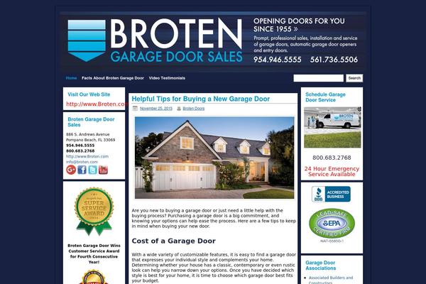 brotendoors.com site used Weaver