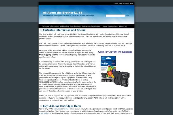 brotherlc61.com site used Blueblog-2