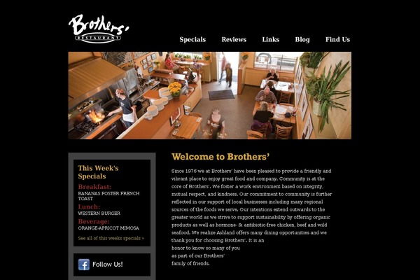 brothersrestaurant.net site used Brothers
