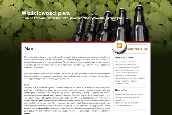 browarbelgia.pl site used Greenturtle-mag
