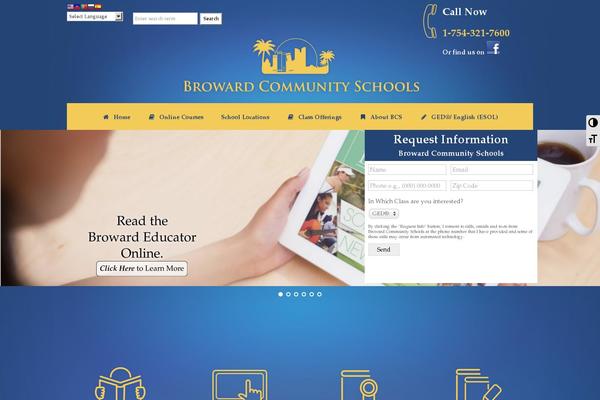 browardcommunityschools.com site used Browardcommunity_divi_child