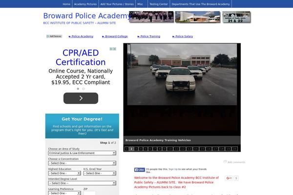 WordPress website example screenshot