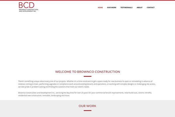Bridge theme site design template sample