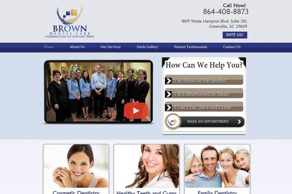 Brown theme site design template sample