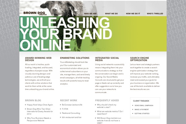 Flipblog theme site design template sample