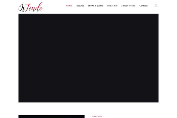 Ostende-child theme site design template sample
