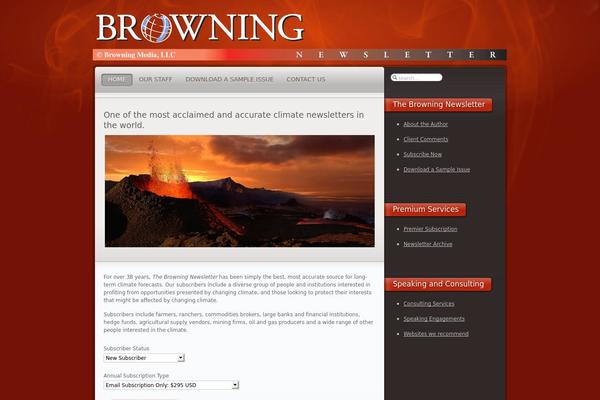 browningnewsletter.com site used Yoo_studio_wp