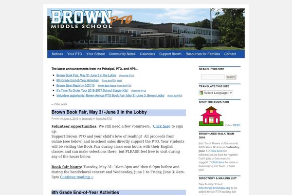brownpto.org site used Ptonewton