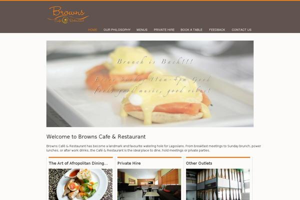 browns theme websites examples