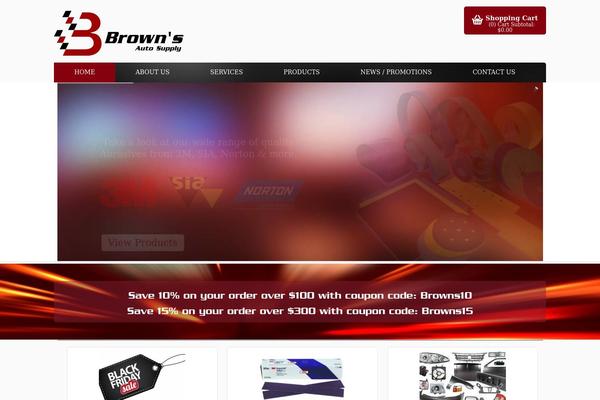 brownsautosupply.com site used Browns