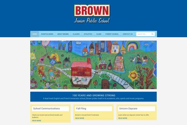 brownschool.ca site used WP Education