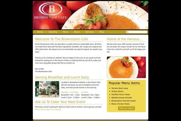 brownstonefood.com site used Bstonecafe
