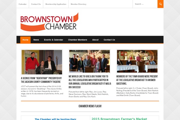 brownstownchamber.org site used Koenda