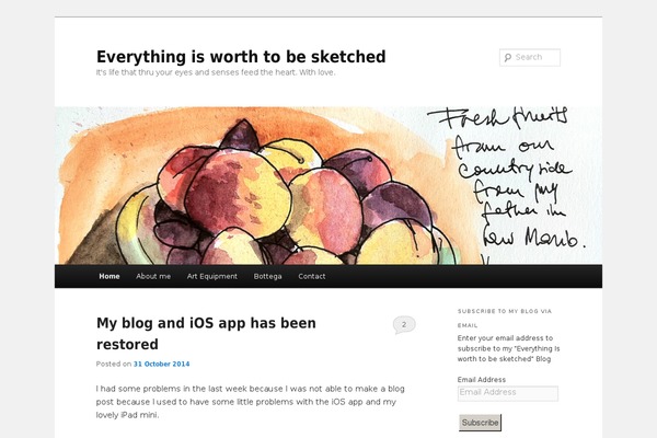 Twenty Eleven theme site design template sample