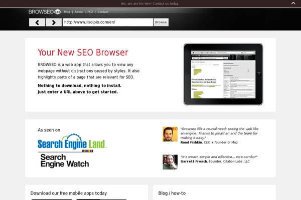 browseo.net site used Browseo