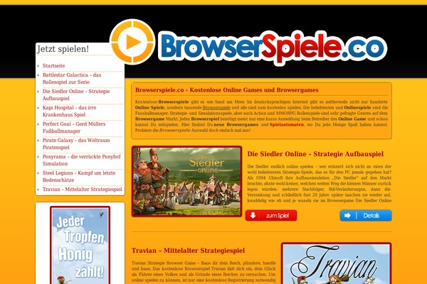 browserspiele.co site used Browserspiele