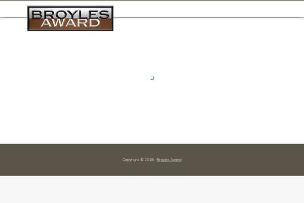 broylesaward.com site used Broyles-award