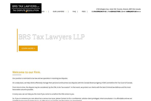 WordPress website example screenshot