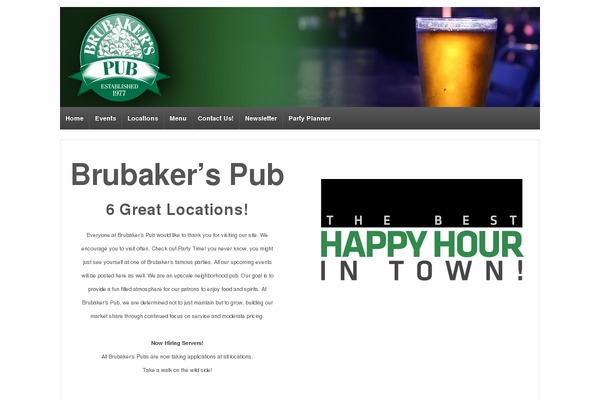 brubakerspub.com site used Responsive