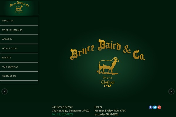 brucebairdclothier.com site used Brucebaird